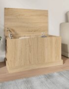 vidaXL Кутия за съхранение дъб сонома 70x40x38 см инженерно дърво