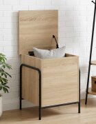 vidaXL Кутия за съхранение Дъб сонома 80 x 40 x 495 см