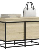 vidaXL Кутия за съхранение дъб сонома 80x40x515 см инженерно дърво