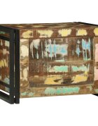 vidaXL Кутия за съхранение Кафяв и черен 60 x 40 x 41 см