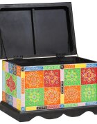 vidaXL Кутия за съхранение Многоцветен 60 x 40 x 40 см