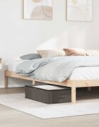 vidaXL Кутия за съхранение с прозрачна горна част 2 бр. 504 Л Сиво