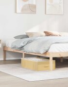 vidaXL Кутия за съхранение с прозрачна горна част 6 бр. 504 Л Кремаво