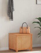 vidaXL Кутия за съхранение със съхранение 50 x 45 x 45 см Масивен дъб