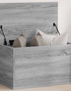 vidaXL Кутия за съхранение сив сонома 60x35x35 см инженерно дърво