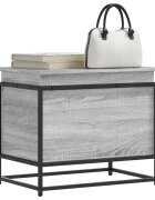 vidaXL Кутия за съхранение сив сонома 60x40x515 см инженерно дърво