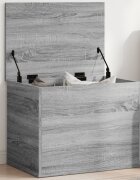 vidaXL Кутия за съхранение сив сонома 60x42x46 см инженерно дърво