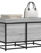 vidaXL Кутия за съхранение сив сонома 80x40x515 см инженерно дърво