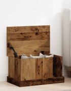 vidaXL Кутия за съхранение старо дърво 30x50x28 cm инженерно дърво