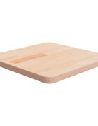 vidaXL Квадратен плот за маса 40x40x25 см необработен дъб масив