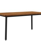 vidaXL Квадратна хранителна маса 160 x 70 x 75 см Натурално