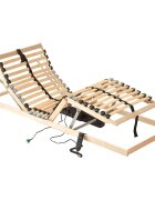 vidaXL Ламелна подматрачна рамка Кафяво 70 x 190 cm Солидно бук