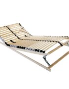 vidaXL Ламелна подматрачна рамка Кафяво 70 x 190 cm Солидно бук