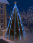 vidaXL Лампички за елха с 500 LED сини 500 см закрито/открито
