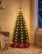 vidaXL Лампички за коледна елха 150 LED светодиода Топло бяло 150 cm