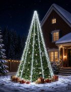 vidaXL Лампички за коледна елха 500 LED светодиода Студено бяло 500 cm