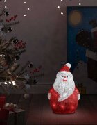vidaXL LED Дядо Коледа акрилна фигура за закрито и открито 28 см