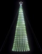 vidaXL LED коледна елха 1028 светодиода студено бяло 403 см