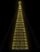 vidaXL LED коледна елха 1534 светодиода топло бяло 500 см