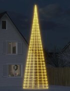 vidaXL LED коледна елха 3000 LED топло бяло 800 см