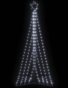 vidaXL LED коледна елха 339 светодиода студено бяло 182 см