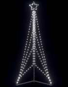 vidaXL LED коледна елха 483 светодиода студено бяло 240 см