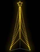 vidaXL LED коледна елха 483 светодиода топло бяло 240 см
