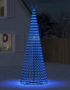 vidaXL LED коледна елха 688 LED синя 300 см