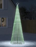 vidaXL LED коледна елха 688 LED студено бяло 300 см