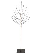 vidaXL LED Коледна Елха Черно 150 cm Стомана 140 LED светодиода