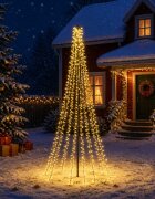 vidaXL LED Коледна Елха EKENAS 235 см 1000 LED светодиода Топло бяло