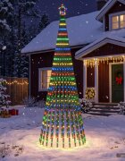 vidaXL LED Коледна Елха EKENAS 300 см 668 LED светодиода Многоцветен