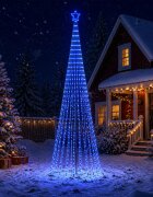 vidaXL LED Коледна Елха EKENAS 400 см 1028 LED светодиода Синьо