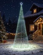 vidaXL LED Коледна Елха EKENAS 400 см 1028 LED светодиода Студено бяло