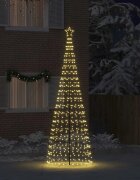 vidaXL LED Коледна Елха EKENAS 400 см 800 LED светодиода Топло бяло