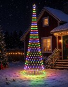 vidaXL LED Коледна Елха EKENAS 500 см 550 LED светодиода Многоцветен
