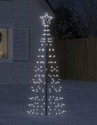 vidaXL LED коледно дърво с колчета 220 LED студено бяло 180 см (само за Австралия)