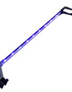 vidaXL LED лампа за аквариум със скоби 75-90 см синьо и бяло