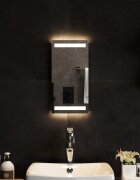 vidaXL LED огледало за баня 20x40 см