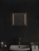 vidaXL LED огледало за баня 30x30 см
