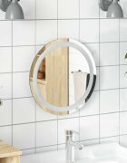 vidaXL LED огледало за баня 40 см кръгло