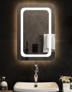 vidaXL LED огледало за баня 40x60 см