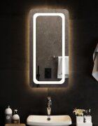 vidaXL LED огледало за баня 40x80 см