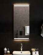 vidaXL LED огледало за баня 40x90 см