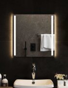 vidaXL LED огледало за баня 50x50 см