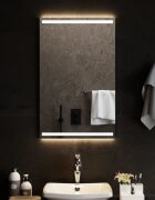 vidaXL LED огледало за баня 50x80 см