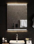 vidaXL LED огледало за баня 60x80 см