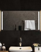 vidaXL LED огледало за баня 80x40 см