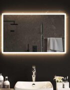 vidaXL LED огледало за баня 80x50 см