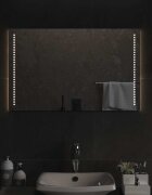 vidaXL LED огледало за баня 80x50 см